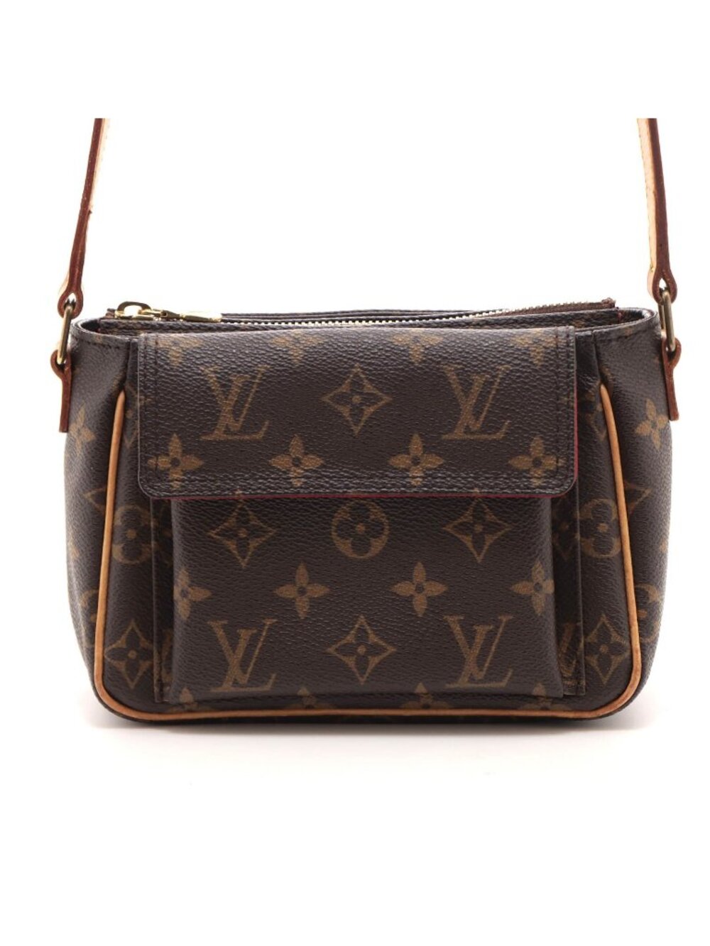 Louis Vuitton Viva-Cite PM Monogram Shoulder Bag Canvas